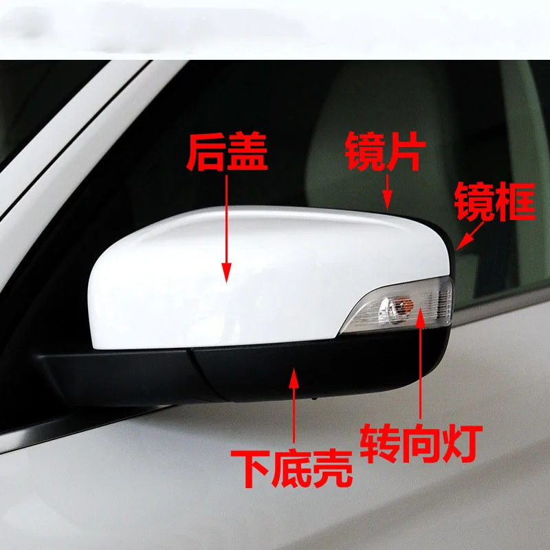 

Side Rearview Mirror Housing Cover Caps For Volvo XC60 2009-2013 Gloss Black With Buckle Door Wing Mirror Cover Car Accessories