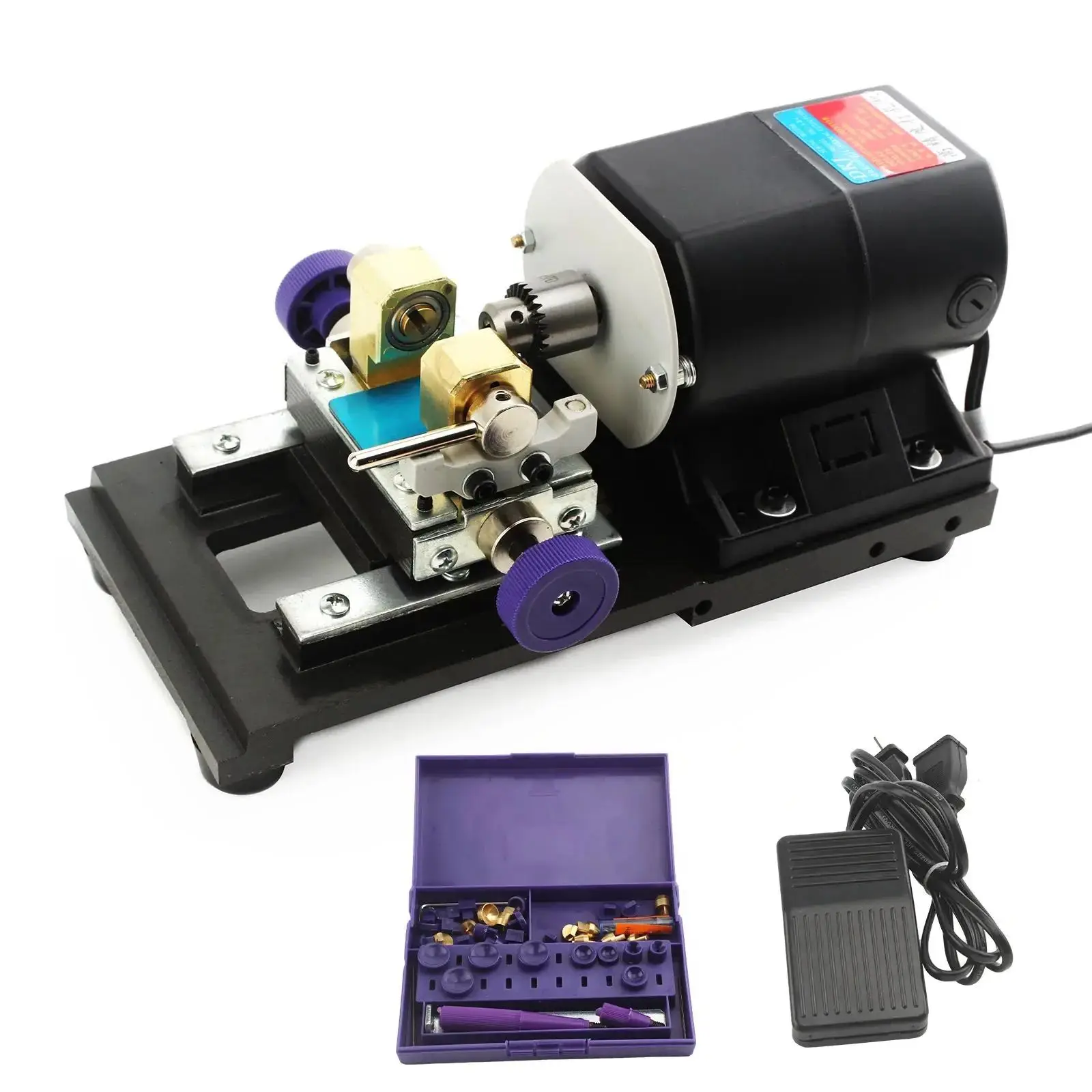 Professional Pearl & Gemstone Drilling Machine | High-Speed Precision Hole Punch Tool for Jewelry Making | 110V/220