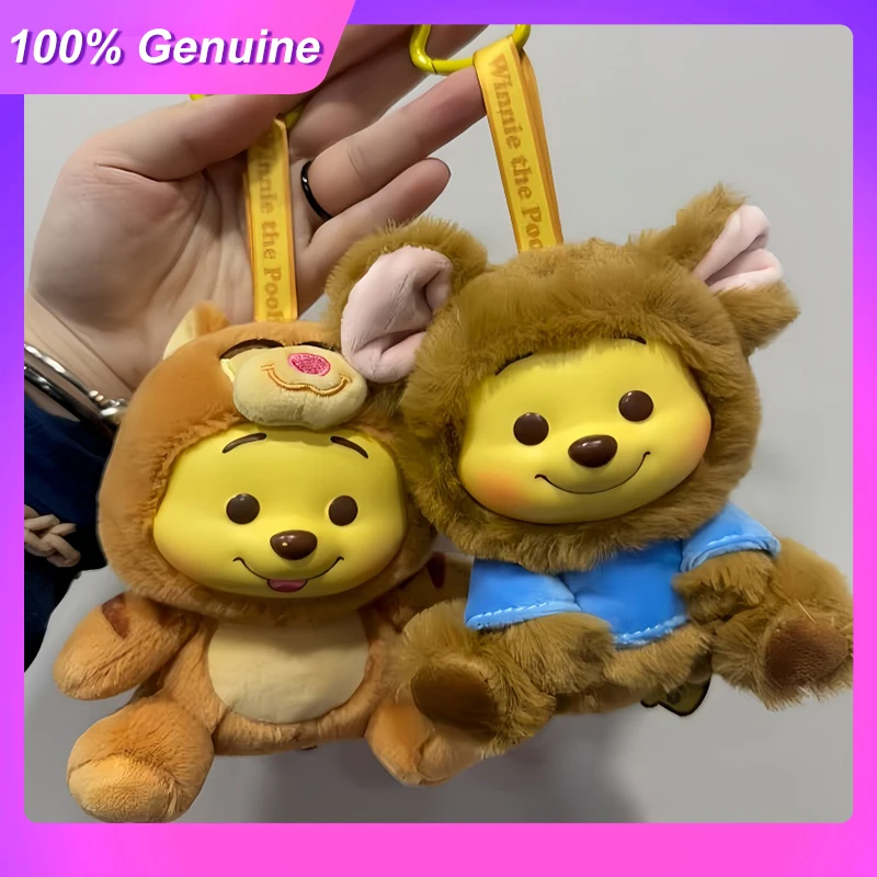

100%Genuine BEAST KINGDOM Winnie The Pooh Blind Boxes Bear Pendant Naughty Party Series Vinyl Toy Model Desktop Ornament Collect