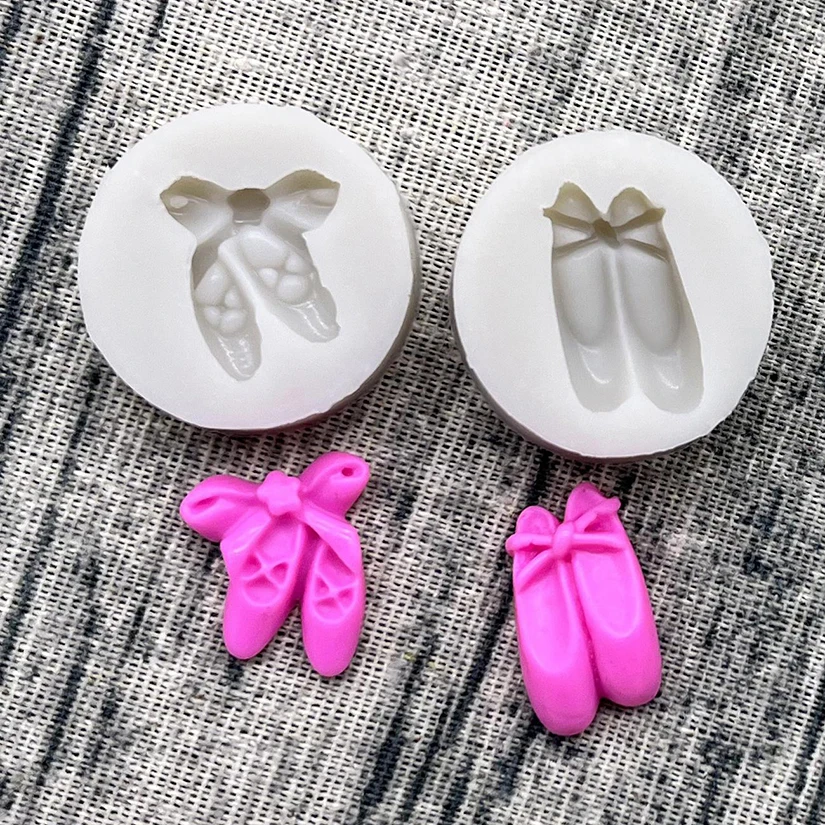 Mini Ballet Shoes Silicone Sugarcraft Mold Chocolate Cupcake Baking Mold Fondant Cake Decorating Tools