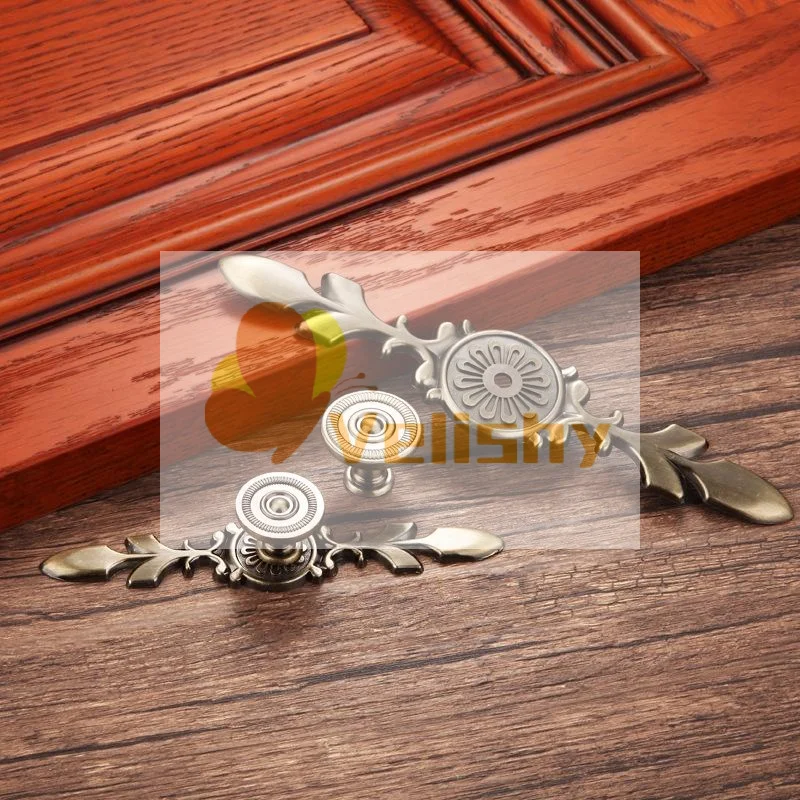

Bronze Series Cabinet Handles Zinc Alloy Antique Cabinet Pulls Drawer Knobs Wardrobe Door Handle Furniture Handle