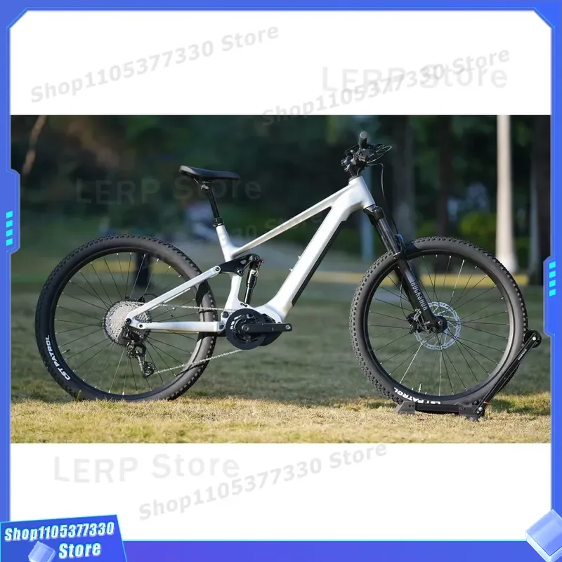 . Enduro EMTB 48V 15Ah Bafang Mid Motor Full Suspension 27.5 29 Inch Off-Road Electric Mountain Bike E MTB Full Suspension