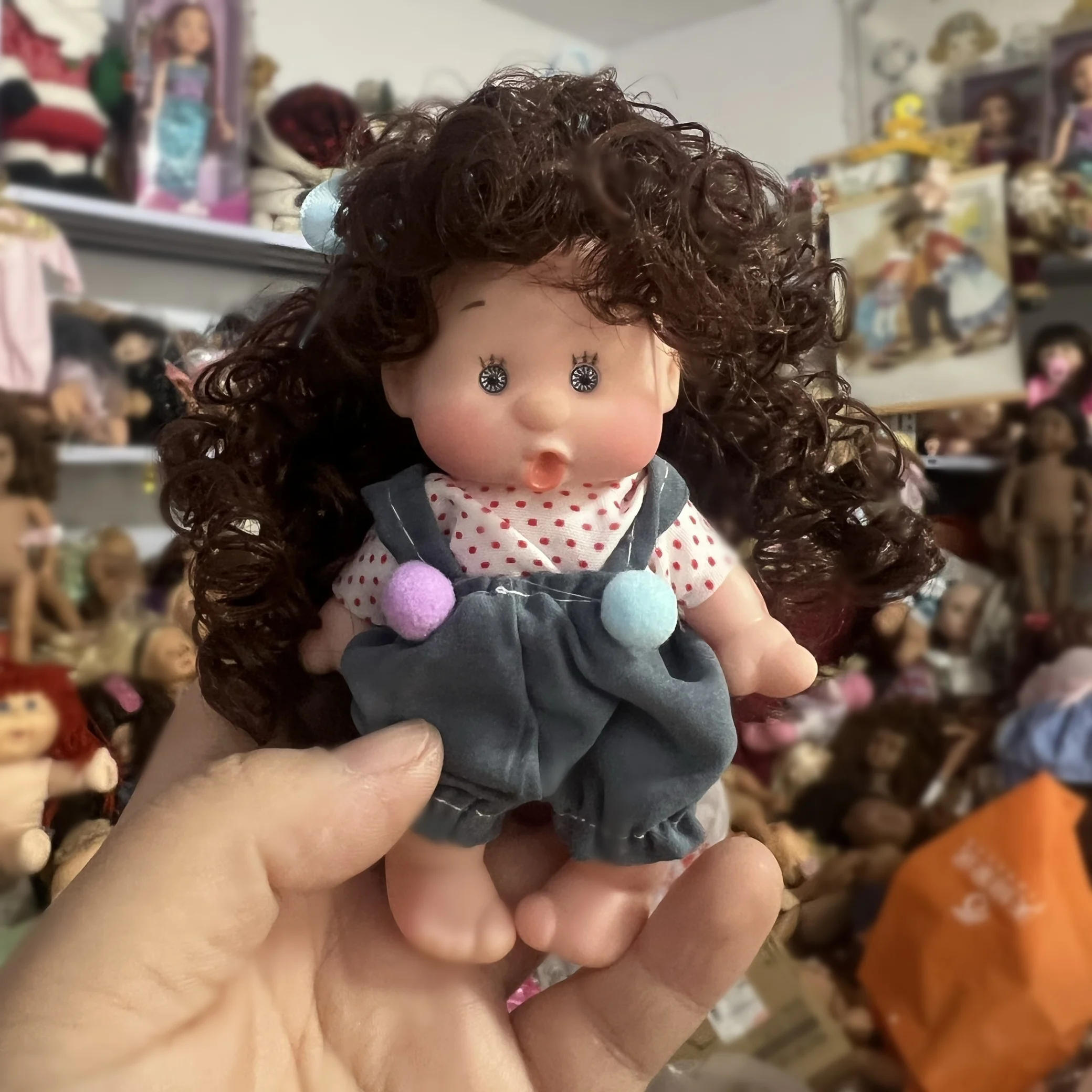 

Кавайная игрушка-кукла 13 см, конечности могут перемещать, ретро съемная игрушка-кукла для девочек и мальчиков, милая нарядная кукла, игрушка в подарок