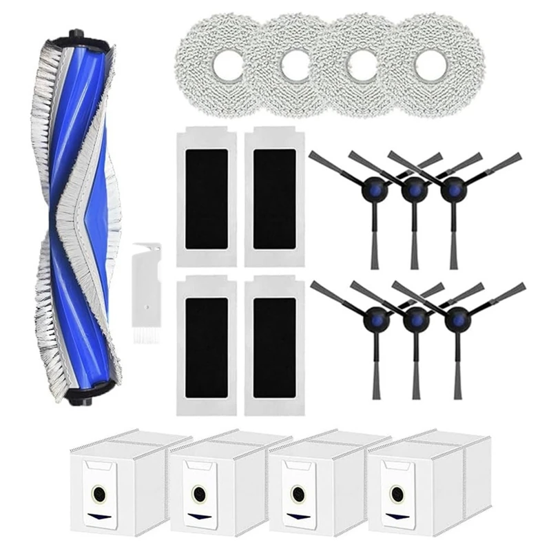 Accesorios para Robot aspirador Ecovacs Deebot T30S, cepillo lateral principal, filtro Hepa, mopa, paño, bolsa de polvo