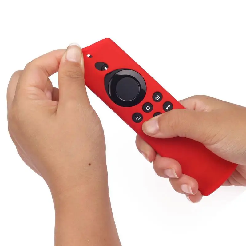 Remote Control Cover For AmazonFire TV Stick Lite | Soft Silicone Case Drop-resistant Polka-dot Non Slip Protective Cover