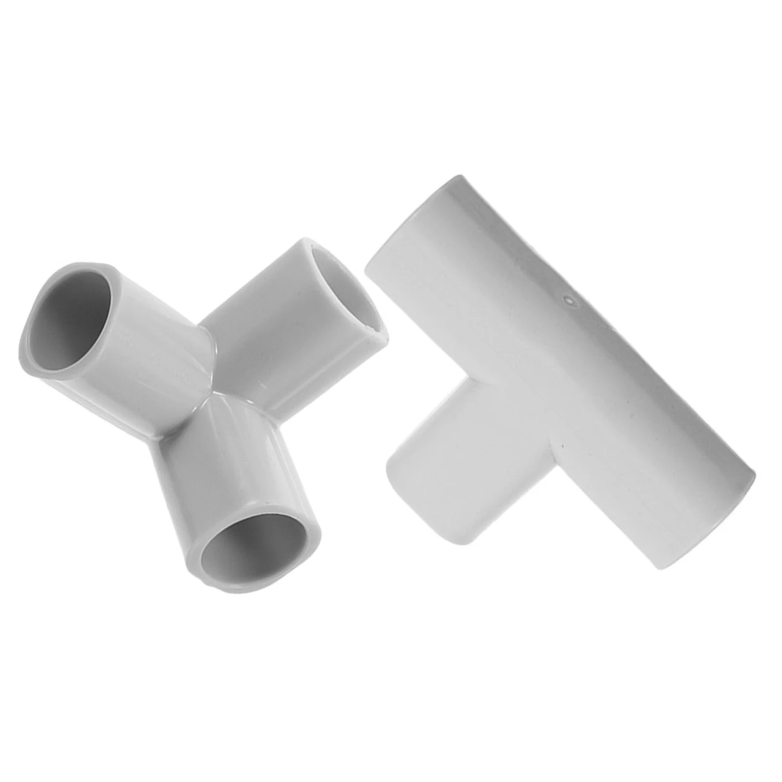 

2pcs T-Shaped Elbow Fittings Connectors Corner Joint Sturdy Pvc Play Fence Safe Toddler Play Yard Stabilizer
