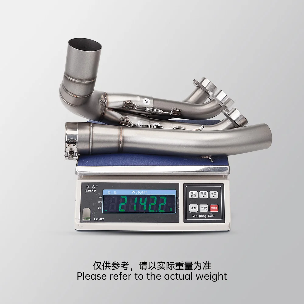 For YZF MT09 DUAL SENSORS Full Systems Motorcross Exhaust Front Pipe Scooter Pitbike Slip on Motorcycle 2021-2025