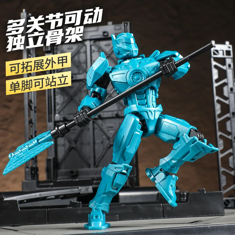 Decorative Display 3d Printed L13 Mech Warrior Project Action Figure Toys Dummy 13 Multi-Jointed Movable Custom Accessories Toys