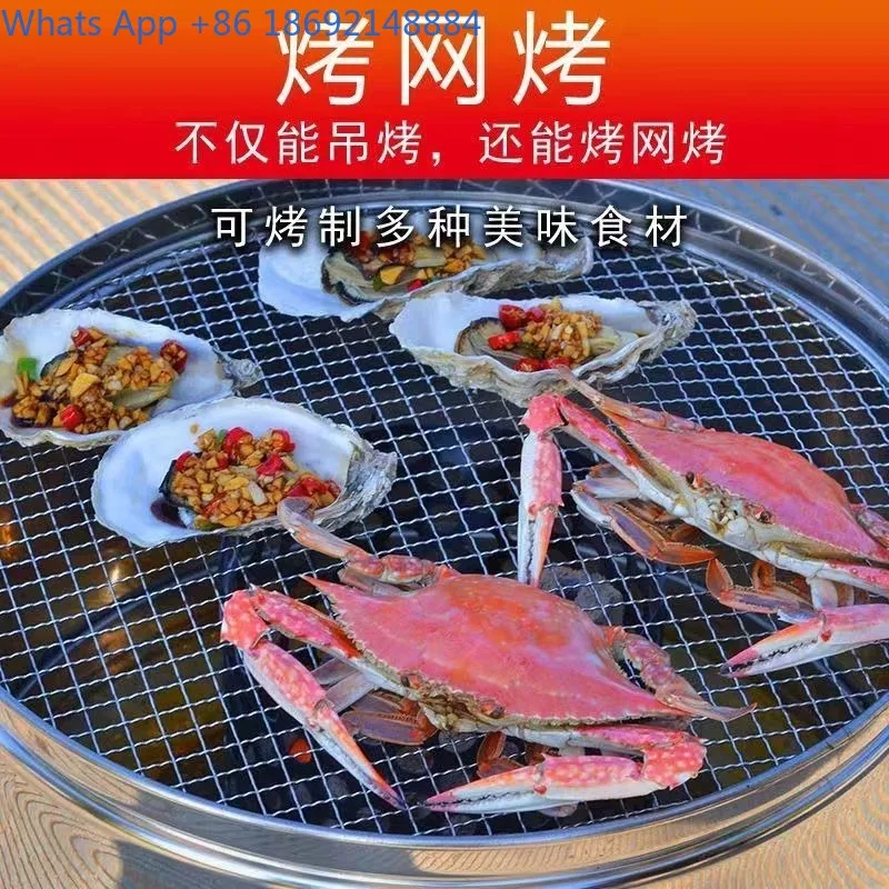 Barbecue Grill Outdoor Roasting Household Smoked Bacon Charcoal Outdoor Roasting Duck Chicken Roasting Lamb Ribs Stove
