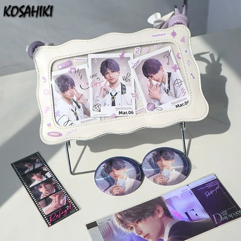 

Shoulder Ita Bags for Women Transparent Fashion Y2k Aesthetic Chic Underarm Bag Japanese Girls Kawaii Casual Purses and Handbags