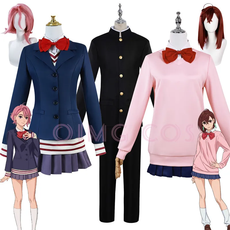 

DAN DA DAN Momo Ayase Cosplay Costume School Uniform Adult Carnival Uniform Anime Halloween Party Costumes Masquerade Women Game