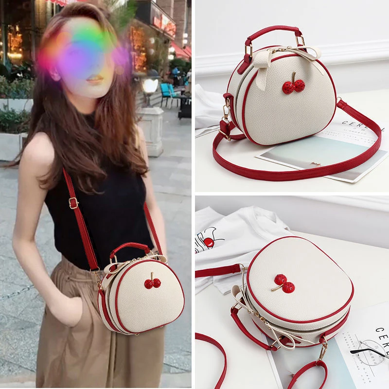 Fashionable Student Instagram Handheld Small Bag 2024 New Trendy Large Capacity Crossbody One Shoulder Korean Backpack