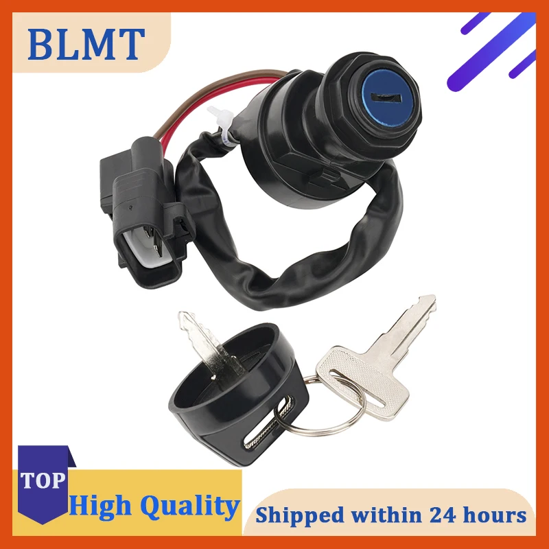

Motorcycle Ignition Key Switch Electric Door Lock For Kawasaki KFX450R KVF400C Prairie 300 KVF300B KVF360A KVF360C KVF400D 4x4