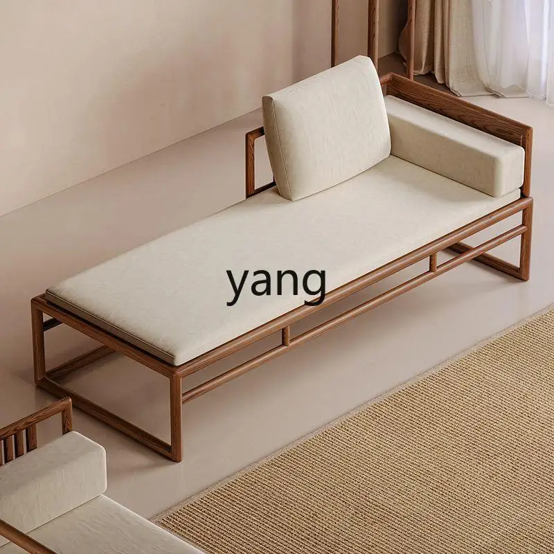 

YHM sofa bed integrated new Chinese style all solid wood dual-purpose zen