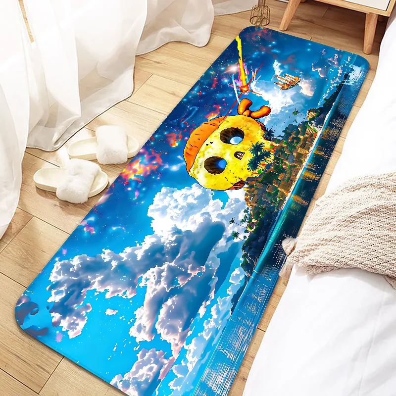 Anime Ones PieceS Luffys   Door Mat Entrance Non-slip Washable Kitchen Carpet Living Room Hallway Rugs Bathroom Bath Door Mats