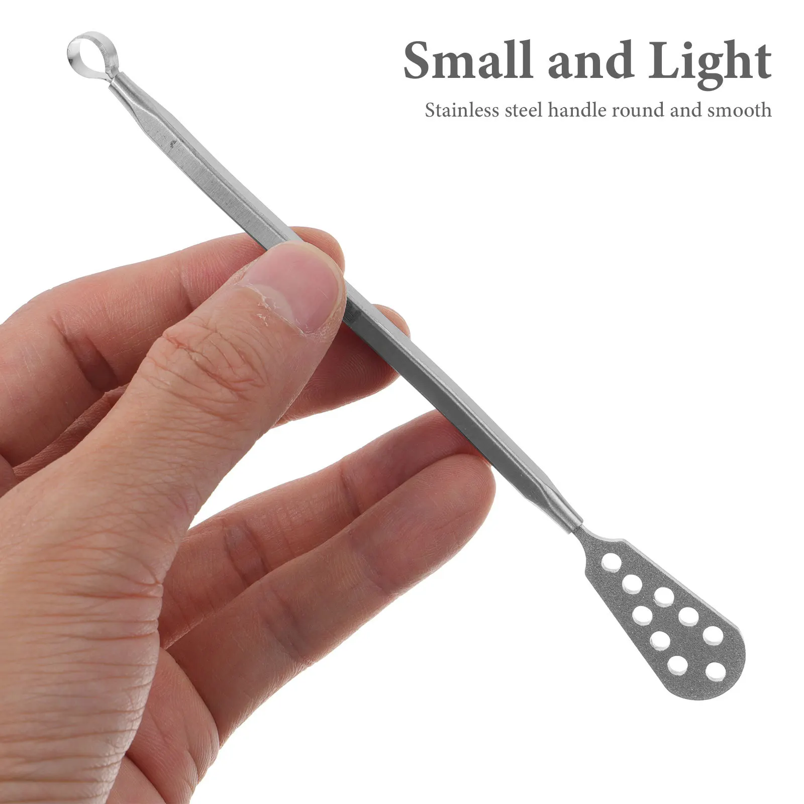 

Stainless Steel Foot File Double Heads Portable Callus Remover For Dead Skin Handheld Foot Scrubber Nail Care Tool