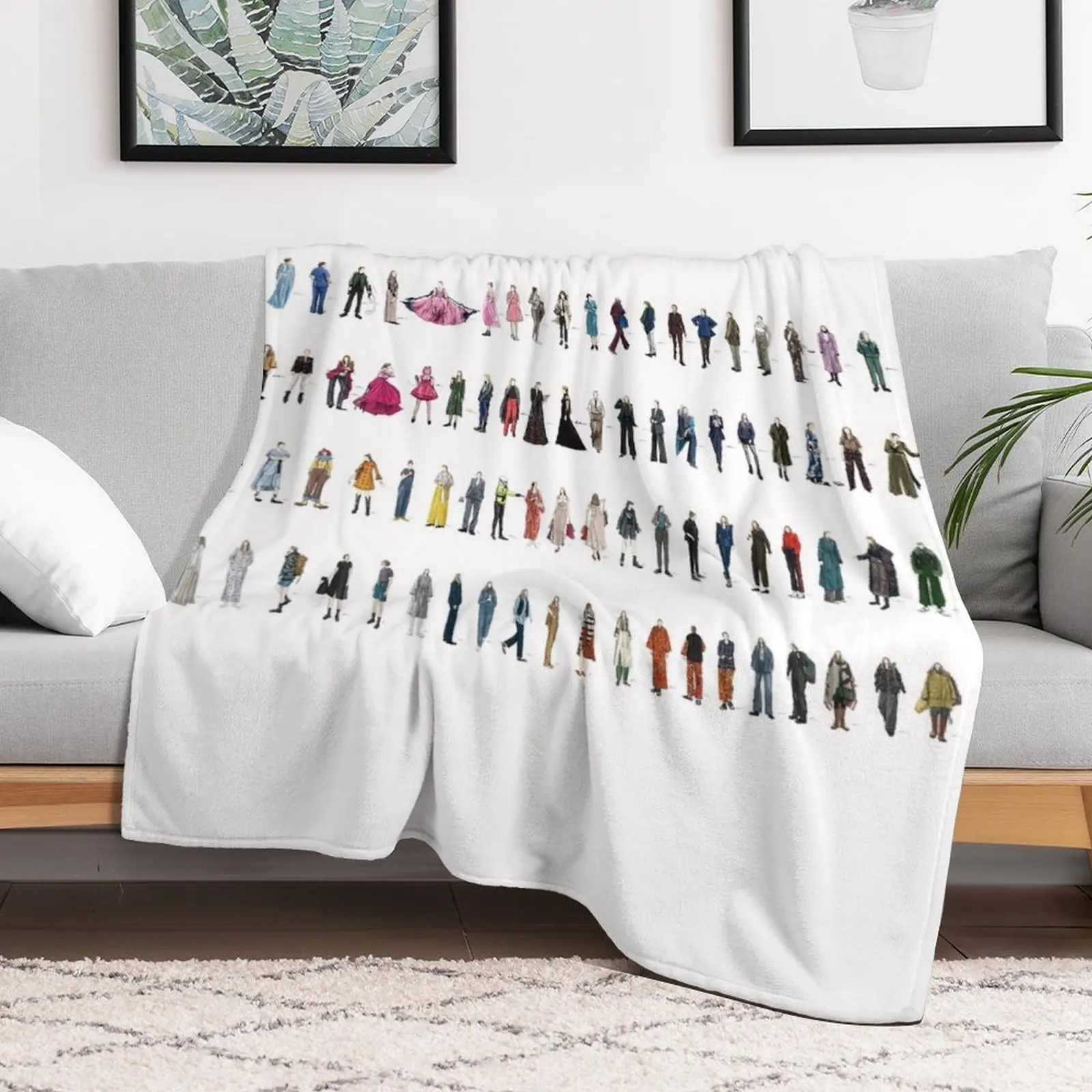 

Killing eve S1234 all villanelle fashion looks version 2.0 Throw Blanket Soft Big Thermal Decorative Sofas Blankets