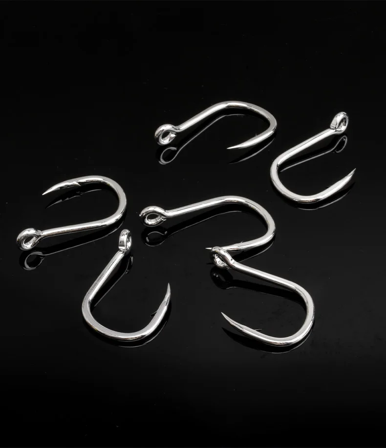 OBSESSION 8062 5X 10 Stück/Beutel 1 # 1/0-9/0 High Carbon Steel Heavy Jigging Starker Haken Salzwasser Big Game Power Fishing Einzelhaken – Detail 9