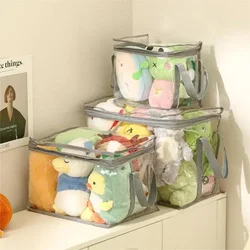PVC Waterproof Toy Storage Box Large Capacity Multifunctional Folding Bag Waterproof Dustproof Transparent Home Storage Bag