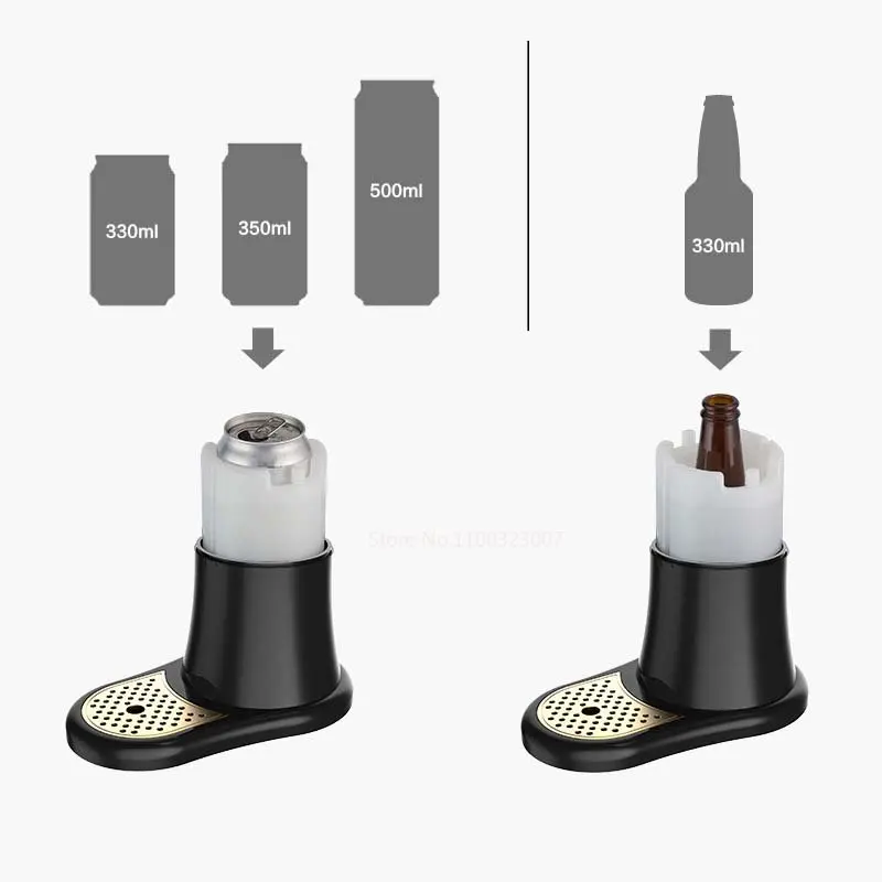 Portable Electric Beer Dispensers Machine Ultrasonic Beer Foam Maker Machine Base Pump Bubbler Maker Beer Foam Separators