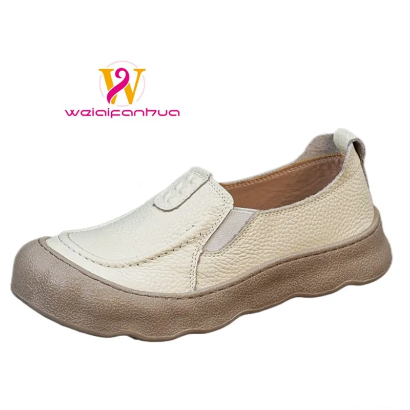 

Women's 2026 New Style Genuine Leather Loafers for Women, Retro Mary Janes with Flat Sole, Women's Shoes Luxury Designer Shoes