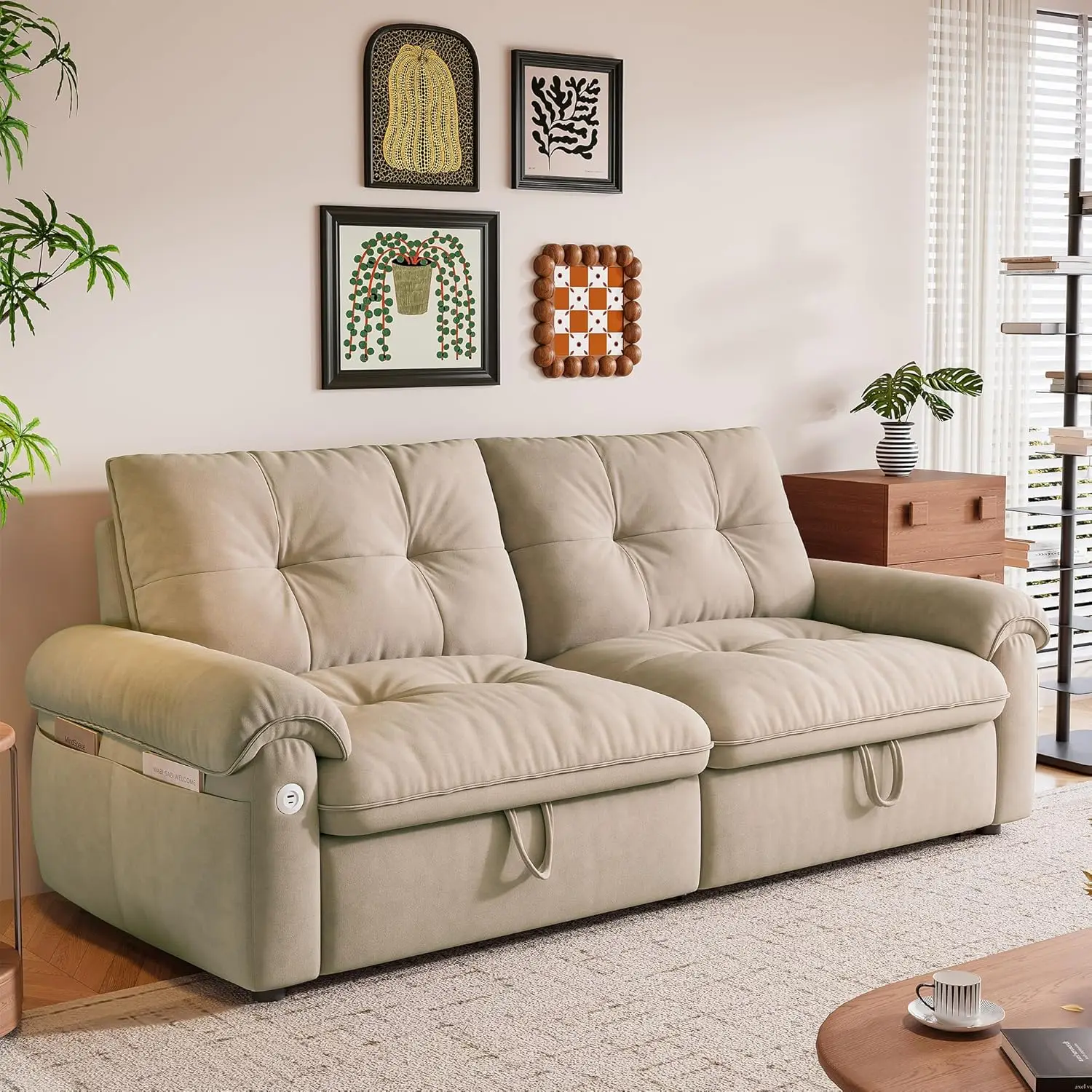 Queen Sleeper Sofa, 77