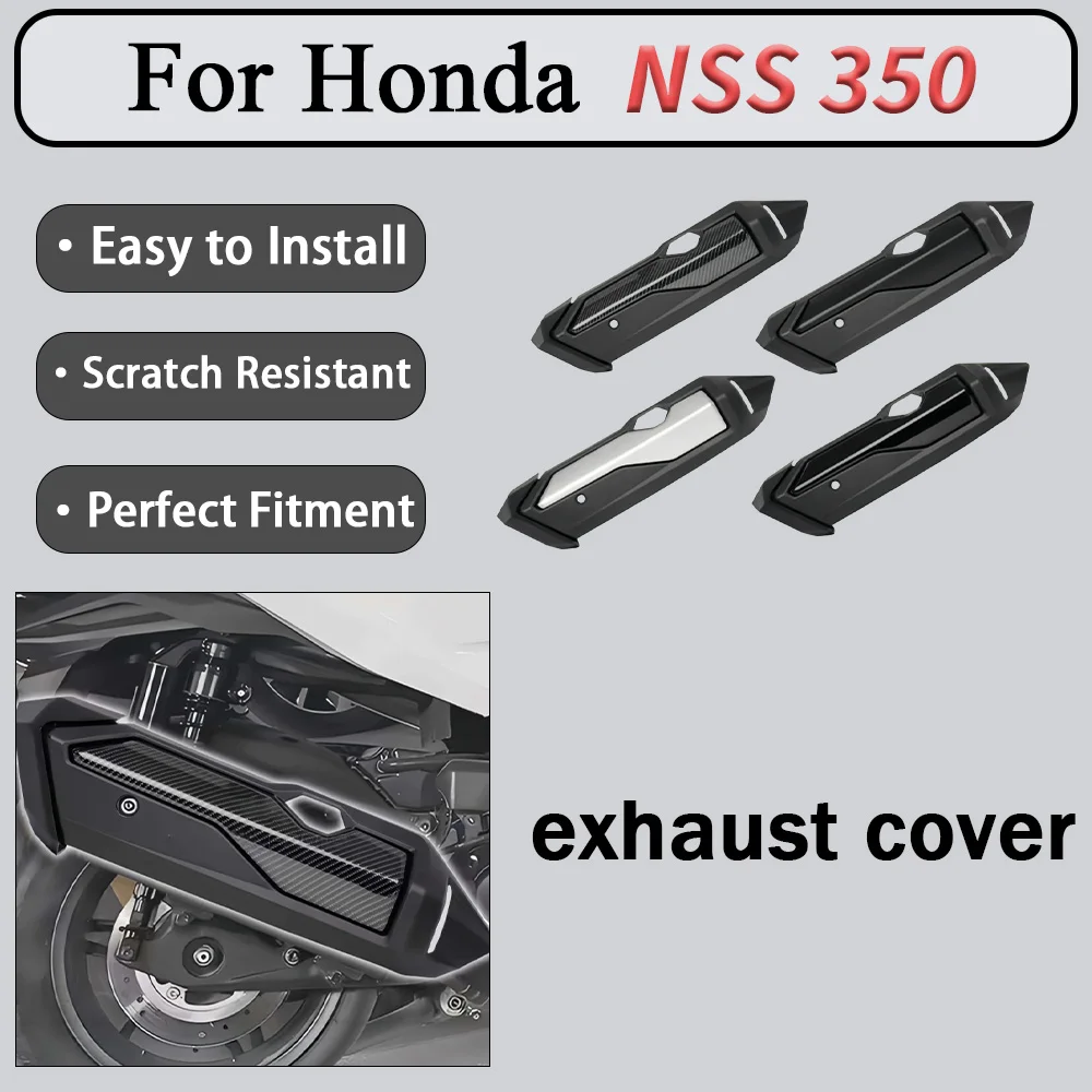For Honda Forza 350 exhaust cover Forza motorcycle modification anti-scalding heat insulation cover Forza 350 exhaust pipe cover