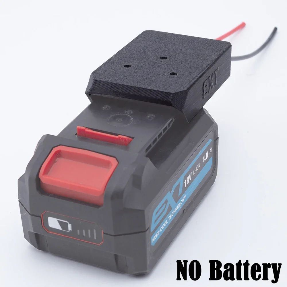 Battery DIY Adapter For ERbauer EXT 18V Lithium 14 AWG Wires for Rc Car Robotics Use Power Tool Accessories (NO Battery )