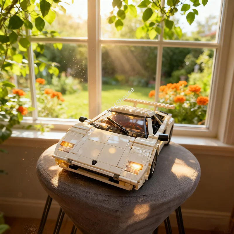 1709pcs MOC Bevestiging De Countach Pictogrammen Model Bouwstenen Kerstcadeaus Bouw Speelgoed Monteren DIY Idee Kinderen Verjaardag