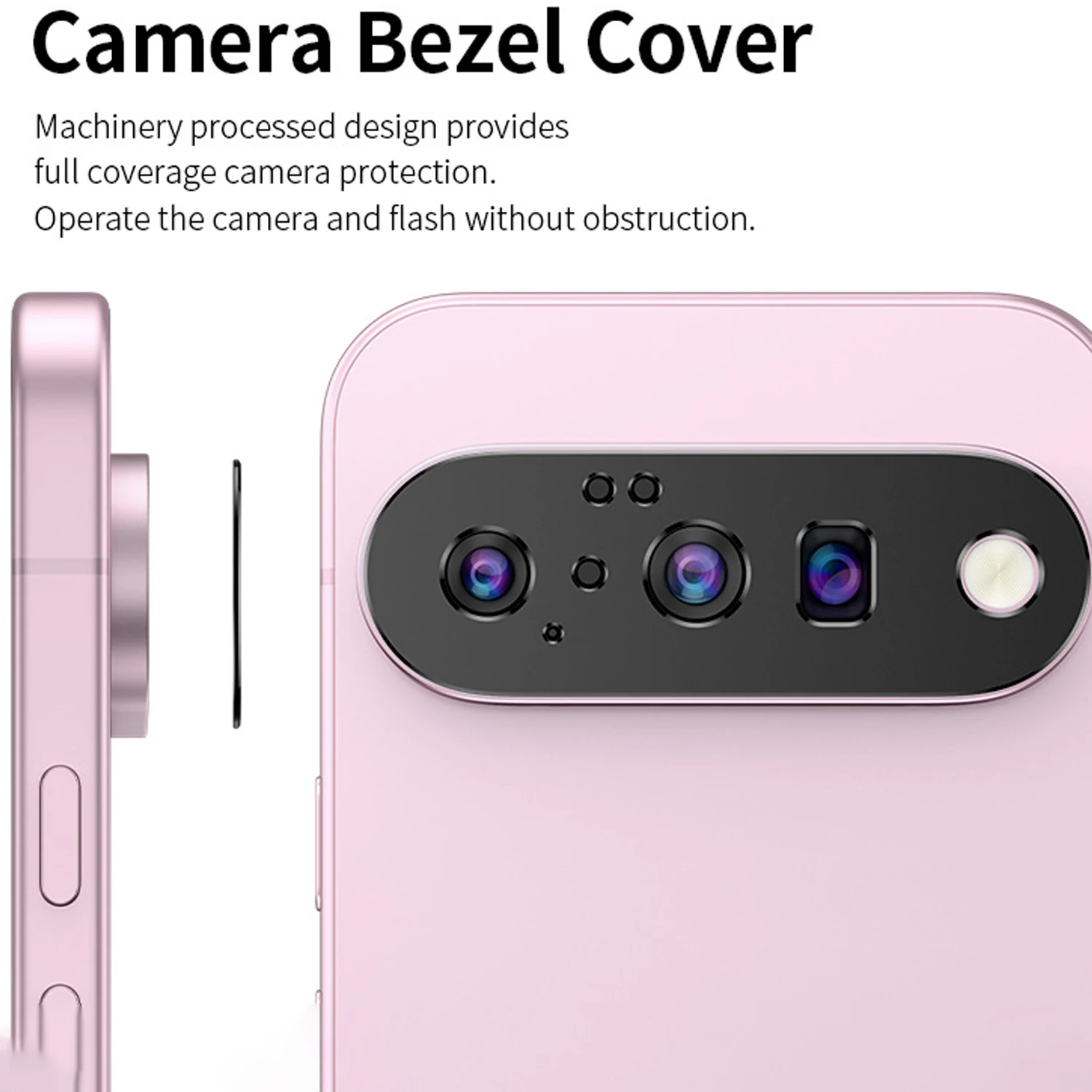 Aluminum Alloy Camera Protectors For Google Pixel 10 10Pro 10XL 10Fold Back Camera Lens Metal Stickers Protective Films Cover