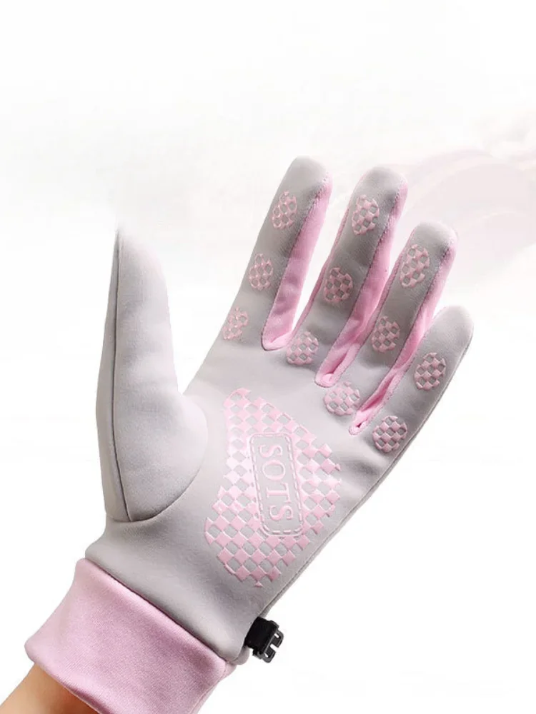 Pair Women Winter Gloves Fashionable Versatile Comfortable Touch Screen Windproof Gloves Suitable for Outdoor Sports Gloves