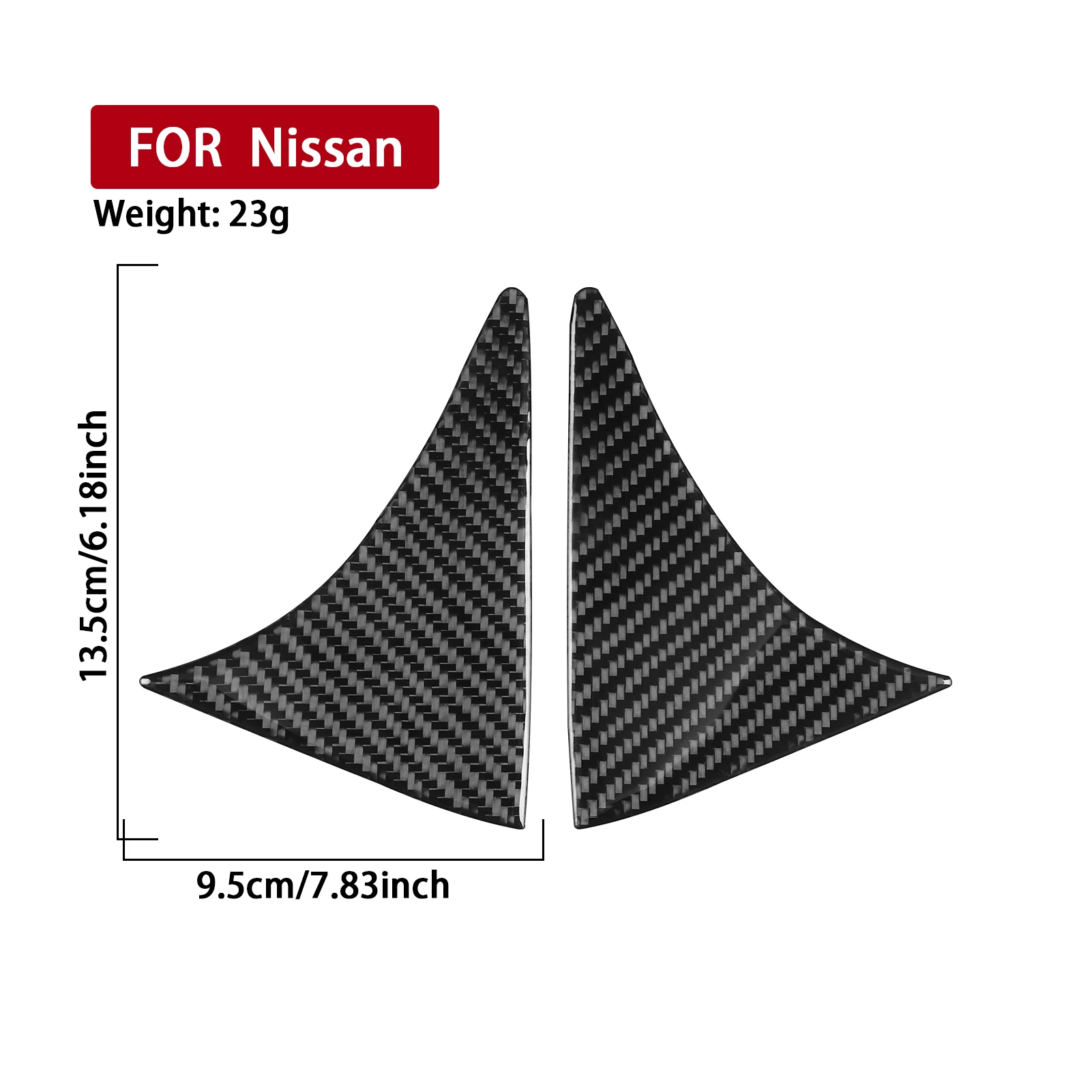 For Nissan Qashqai J11 2017-2021 Carbon Fiber Both Side External Rear Spoiler Wing Trim Cover Car Accessories Decoration Sticker view 5