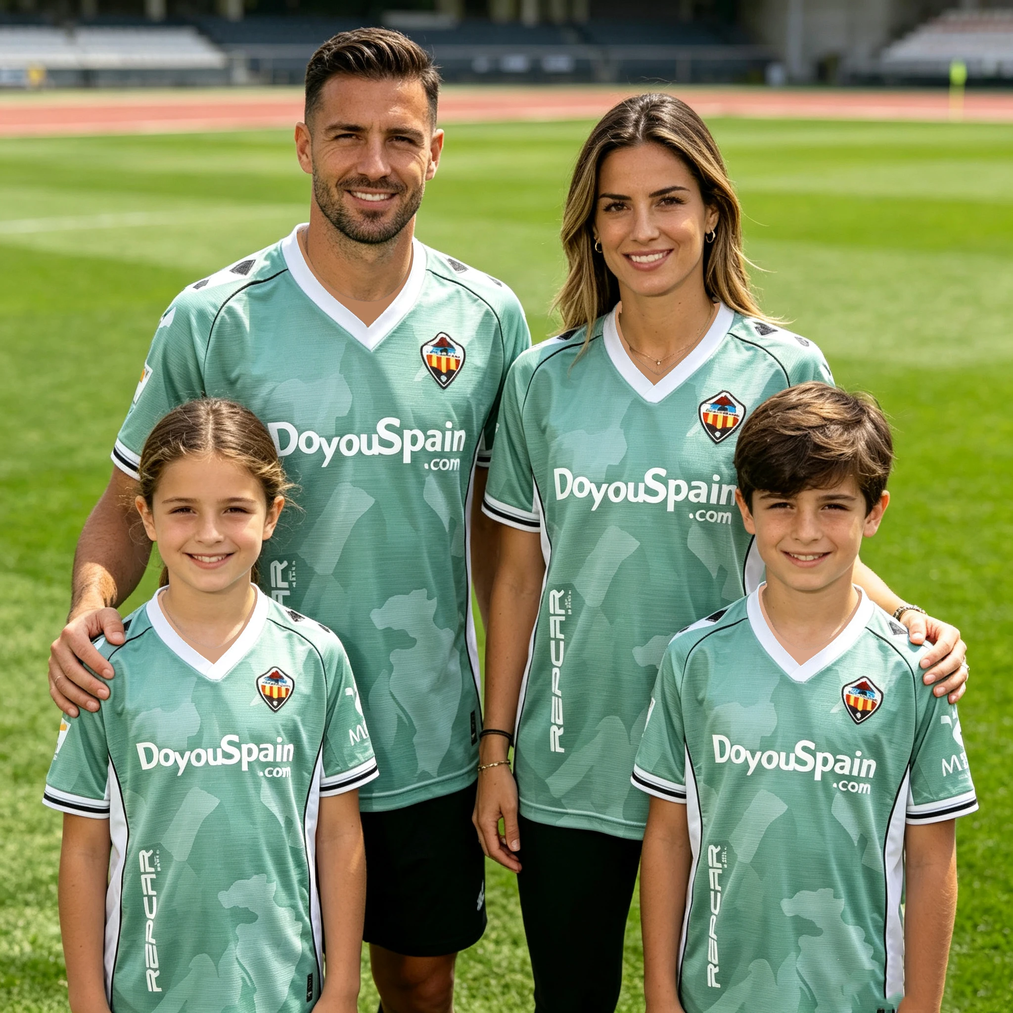 26-27 Neues Familien-Fußballtrikot Castellon, Kurzarm, 3D-Druck, atmungsaktiv, bequem, Familien-T-Shirt – Detail 3