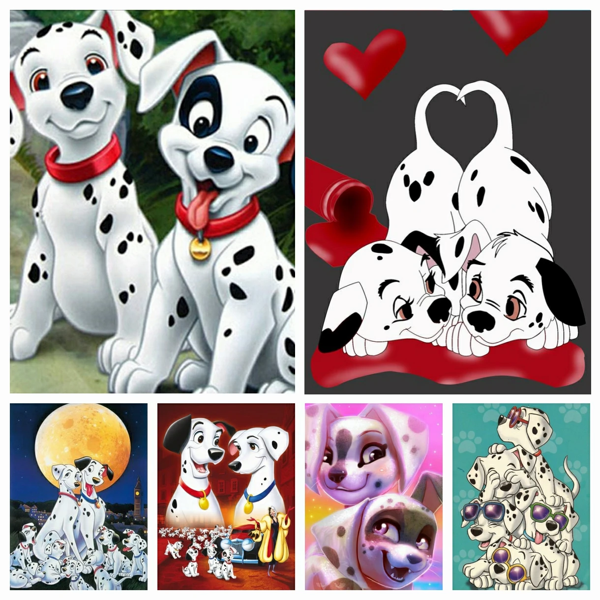 101 Dalmatians Disney Cartoon 5D DIY Diamond Painting Rhinestones Embroidery Animal Dog Cross Stitch Home Decor 2022 New Arrival