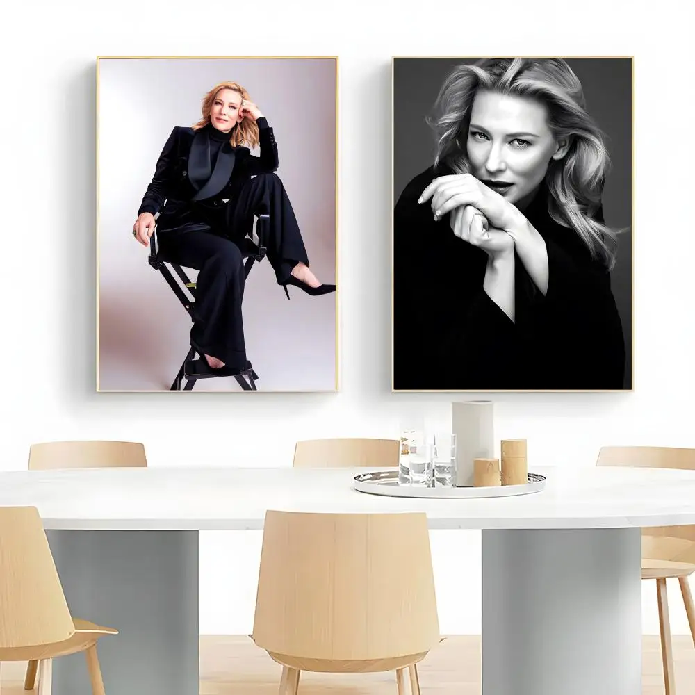 c-Cate Blanchett Regal_Talent Poster Wall Art Print Poster Decorative Mural Home Decor Gift Unframed