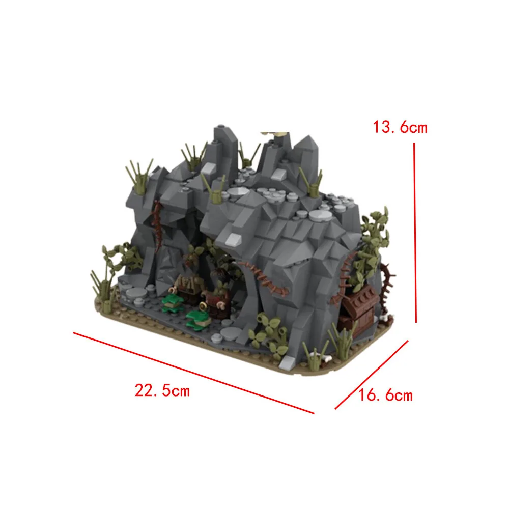 

MOC-133502 The Hill from Middle-earth in Movie Building Toys 599 Parts Gift