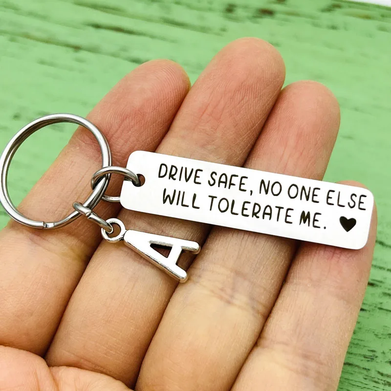 New Drive Safe Keychain Anniversary Gift, Christmas Present, Boyfriend Funny Gift Girlfriend Gift, Birthday Gift, Gift for Her