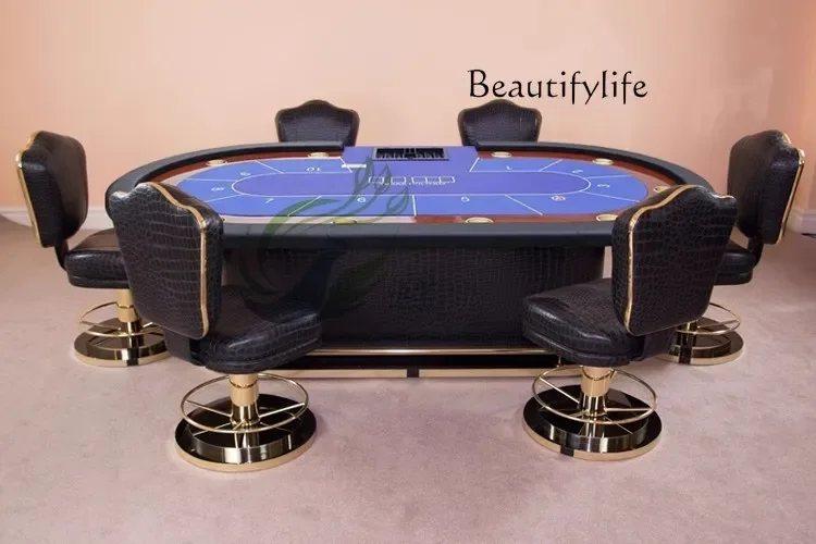 C J New Chips Texas Poker Table Table Chess Room Club Special Table Can Be Customized Size And Color