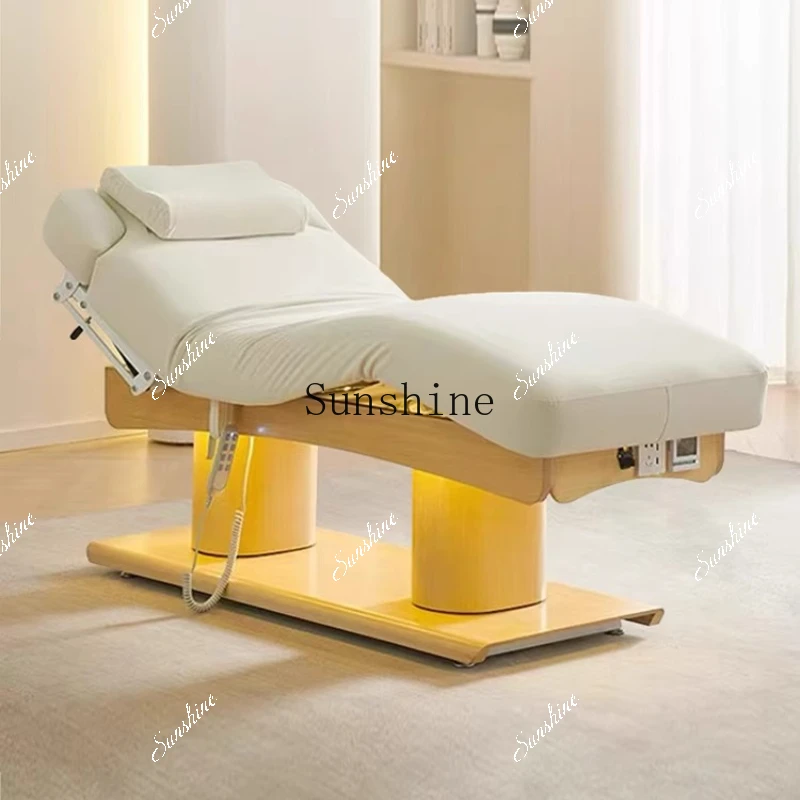 High-end electric beauty intelligent massage lifting bed ear and eyelash washing face medical bed FT