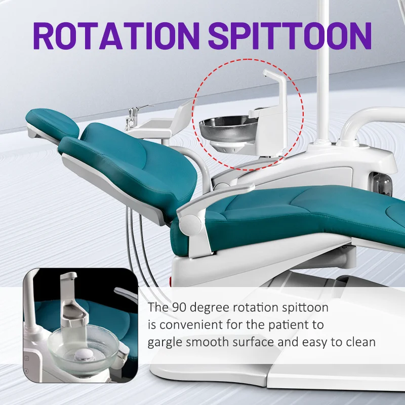 Modern Electric Dental Chair Unit - Complete Surgery System with Comfortable Ergonomic Design for Dental Clinic