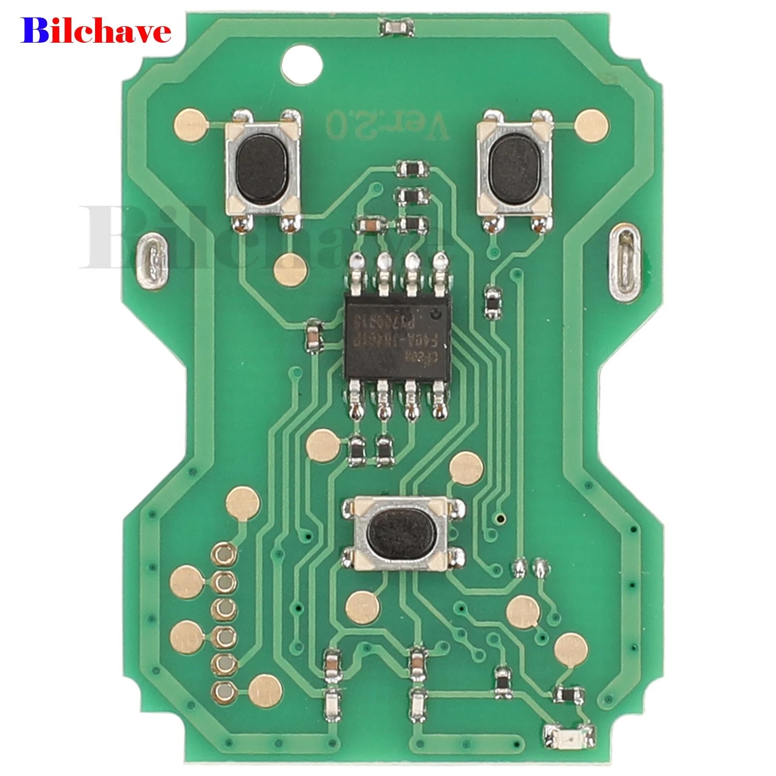 Jingyuqin 3 botones 433Mhz sin Chip de identificación placa de circuito de llave remota de coche Fob para BMW Z3 E31 E32 E34 E36 E38 E39 E46 Z3i