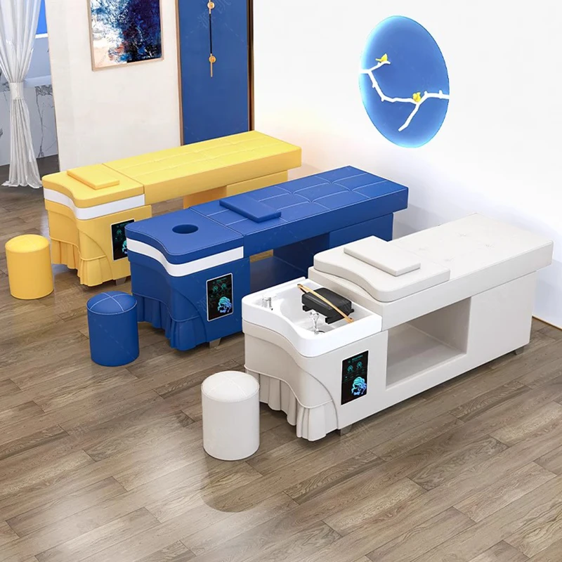 

Скандинавские стулья с шампунем для красоты, парикмахерская, эргономика, простой шампунь для стрижки волос, кровать для душа, мебель для салона Silla Peluqueria FYSC