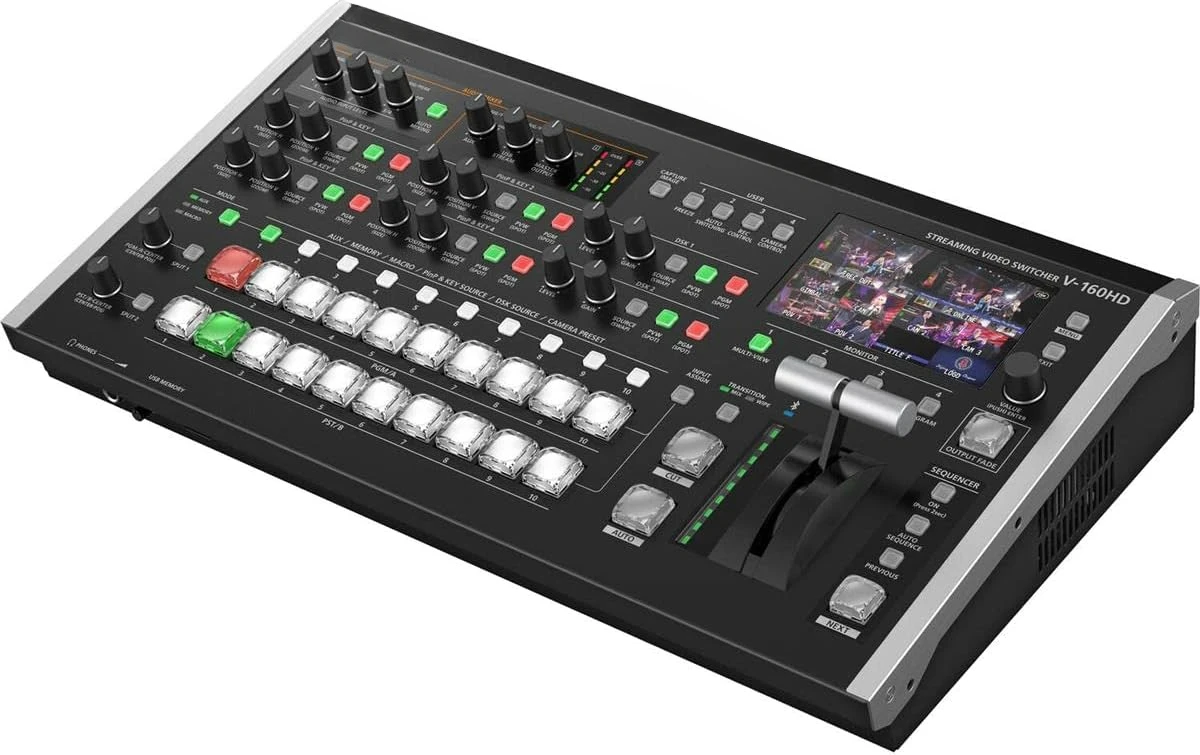 Professional Hybrid V-160HD Streaming Video/Audio Switcher (V-160HD)