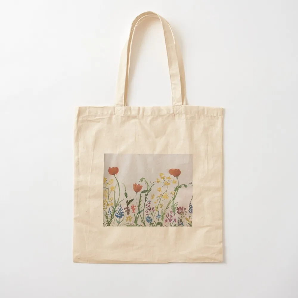 

Wild Flowers by Tola Tote Bag tote bag men large size bags