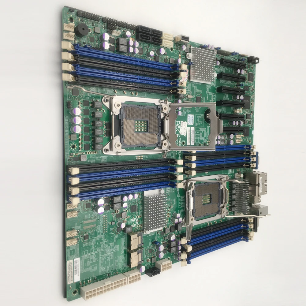 Server Motherboard  2011 Dual X79 E5-2600 Family ECC DDR3 LGA2011 PCI-E 3.0 X9DRD-7LN4F 100% Tested Fast Ship Perfect Work