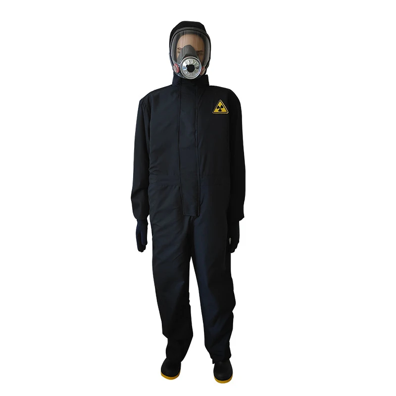 Lightweight Heavy Duty Chemical Resistance Suit Hazmat Anti Radiation Nuclear Protection Chemical Protective Coverall Suit