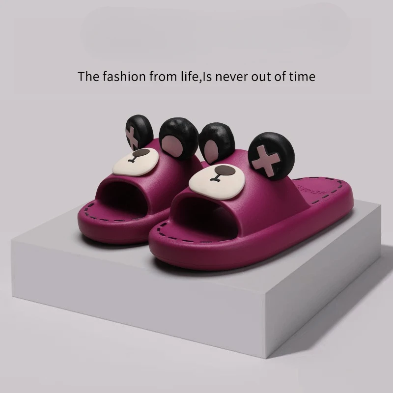 Eva Shit-slippers for Women in Summer Simple Shower Non-slip Home Soft Sole Cute Outside Wear
