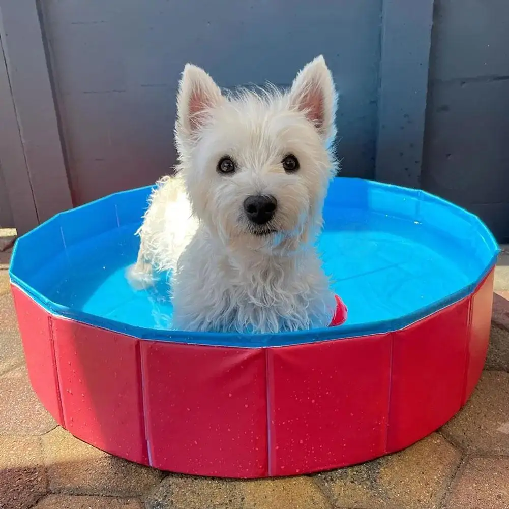 Foldable Pet Bath Tub Thickened Anti-scratch And Leak-proof Foldable Swimming Pool For Children To Swim And Play In Summer