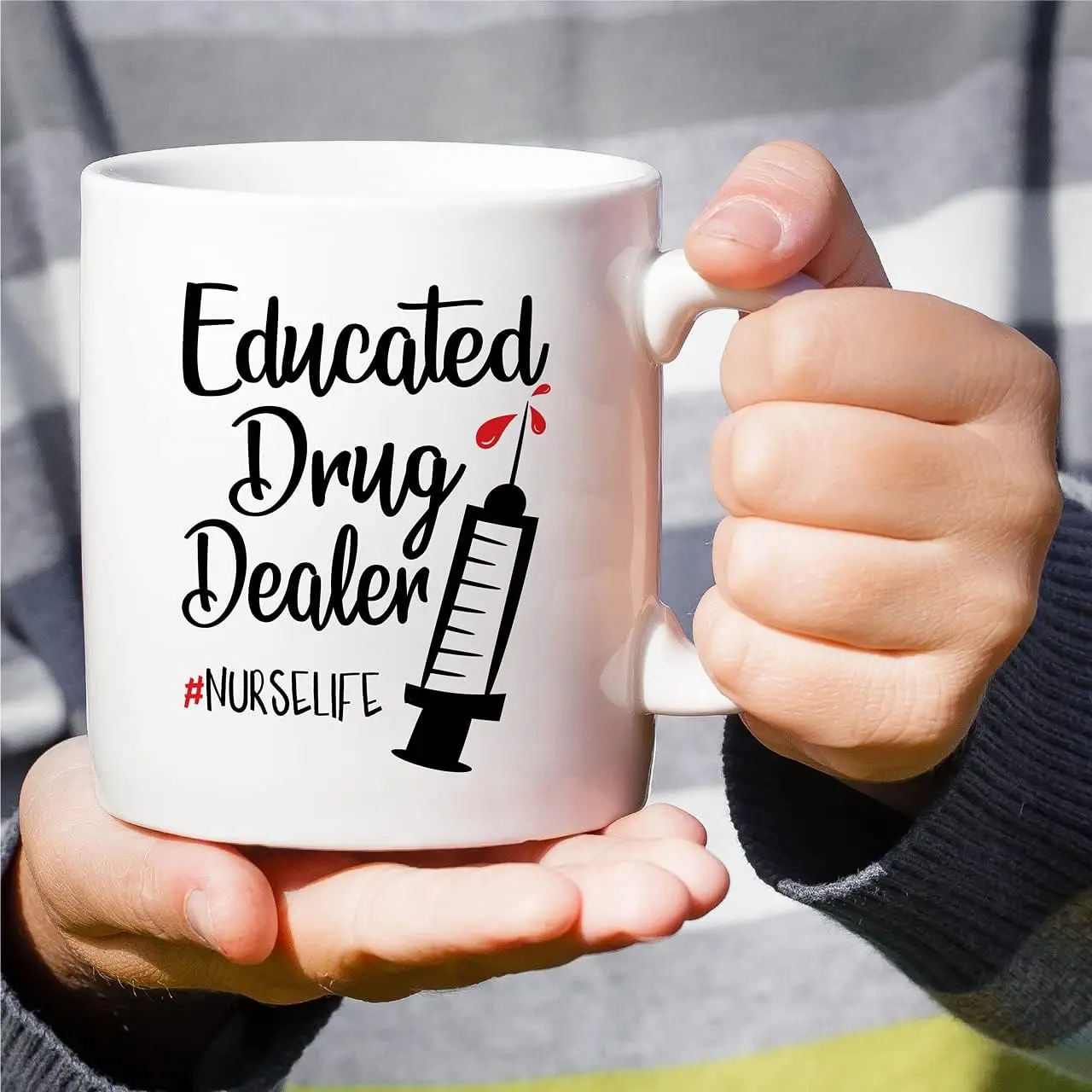 Look At You Becoming a Nurse and Shit 11 Oz Ceramic Tea Coffee Mugs - Funny, Sarcastic, Inspirational birthday gifts for friends