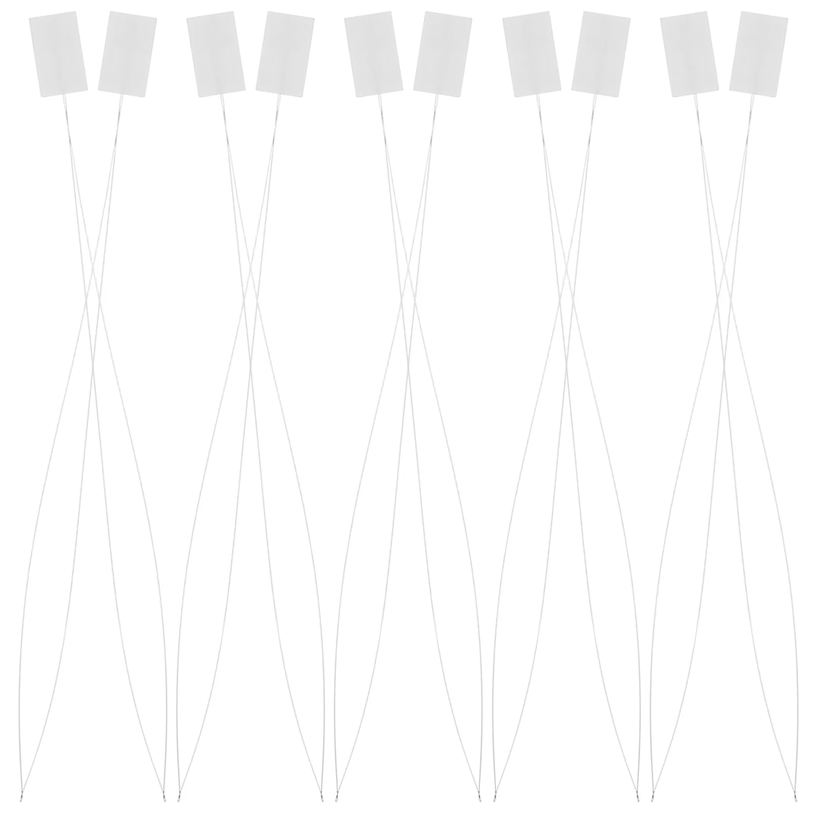 

10 Pcs 20cm White Beading Needle Threader DIY Sewing Tools Cross Stitch Embroidery Accessories Needle Threaders